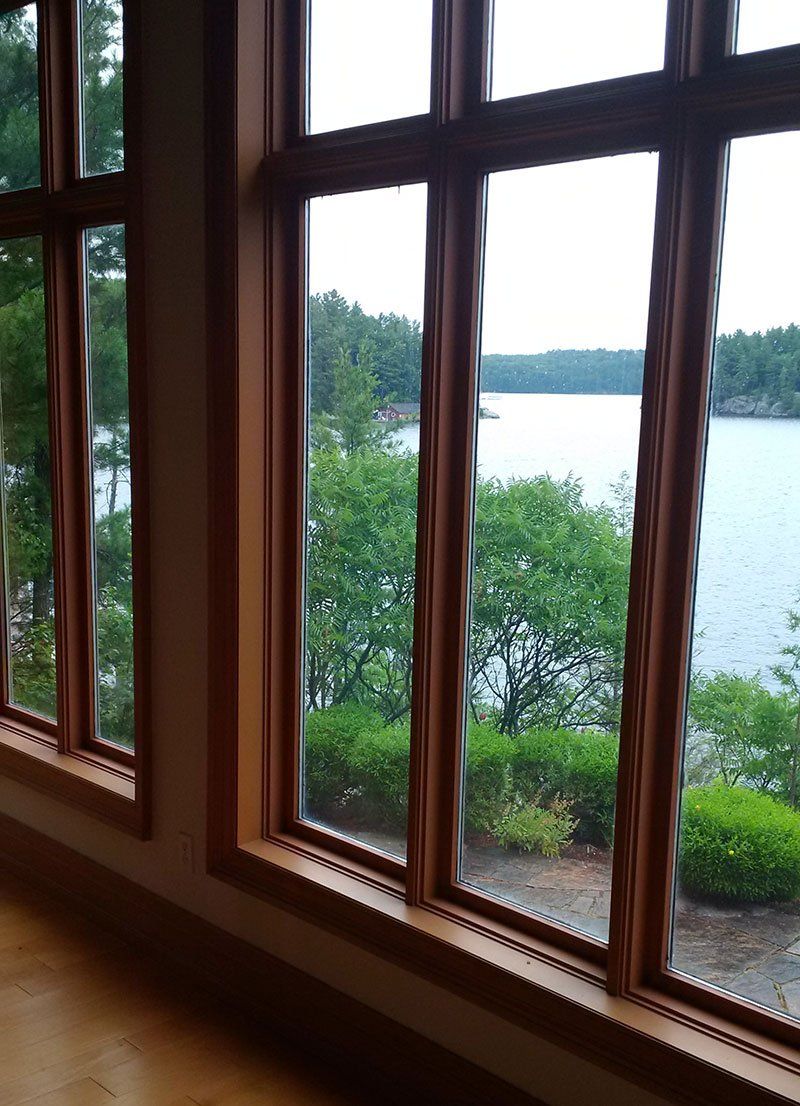 Luxury lakefront construction project